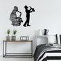 Wallity Deva Accesorio de Pared de Metal Negro